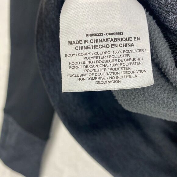 Nike Therma Fit Sweater Womens Medium Gray Hoodie Sweatshirt Pullover Pockets - Picture 7 of 9